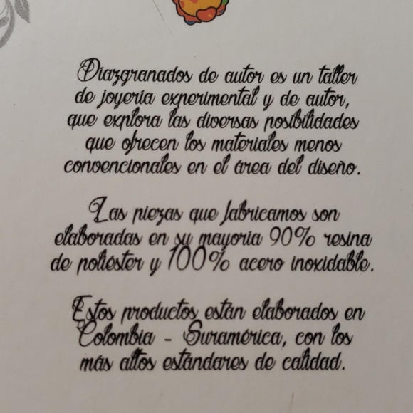 Hand made art earrings - Picture 5 of 5